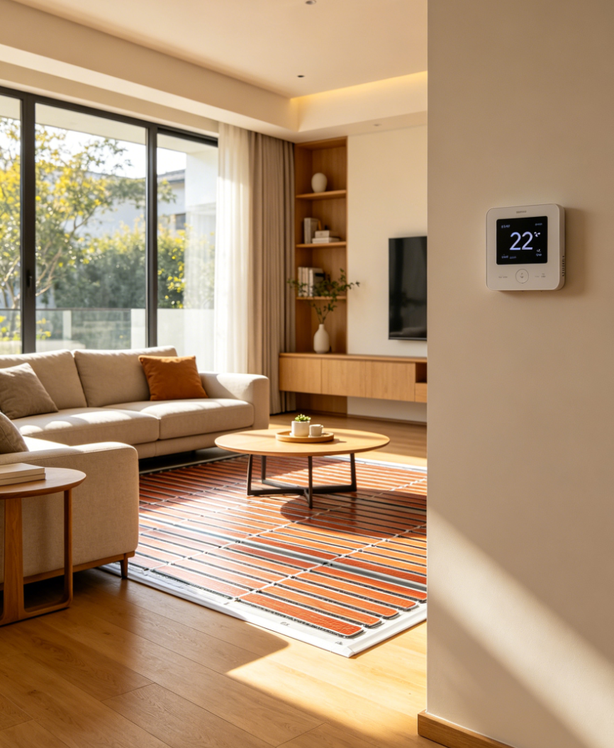靖州苗族侗族自治县家用智能分区式电采暖地暖系统